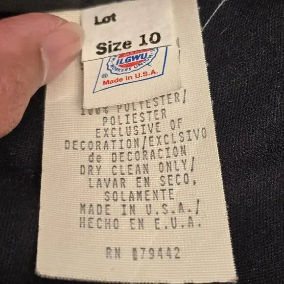 VTG 90s Y2K Black Sparkle Sequin Mini Dress Sz 10 Elegant Romantic Whimsical - Picture 5 of 8